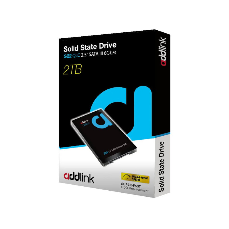 Addlink S22 2TB 2.5" Internal SATA SSD - مساحة تخزين